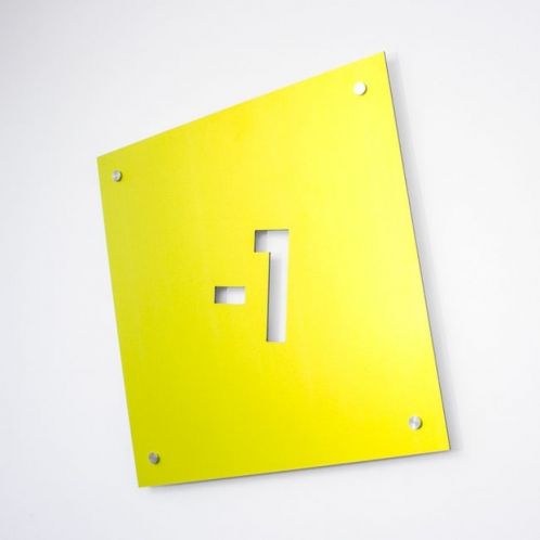 Toepassing freesletters Uitgespaard