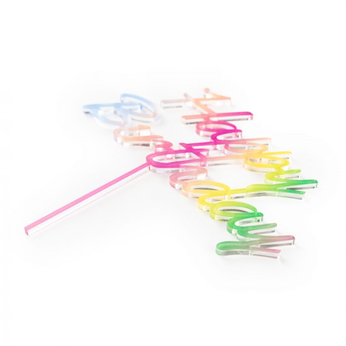 Toepassing Freesletters Plexiglas