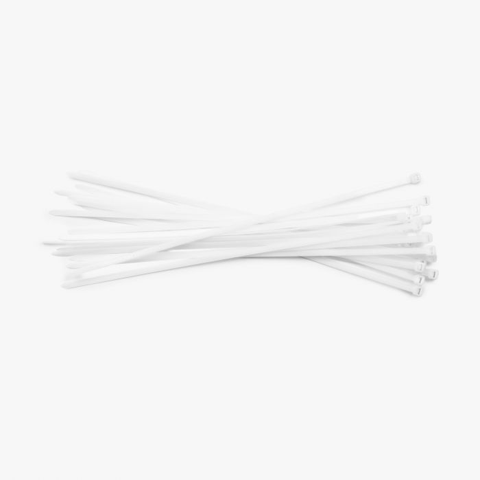 Witte tiewraps