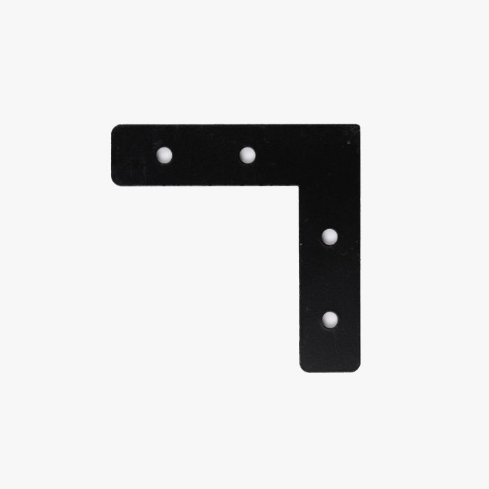 Frame Connector Zwart 90°